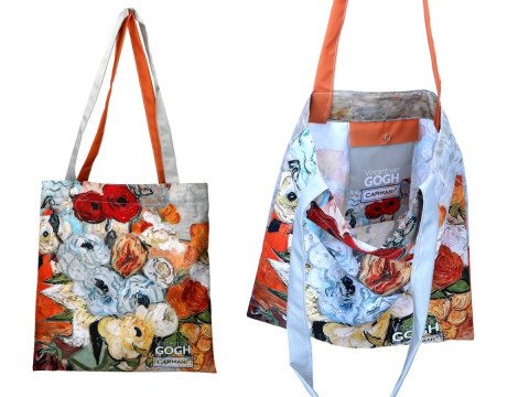 CARM. 021-8703 TORBA NA RAMIĘ VAN GOGH RÓŻE