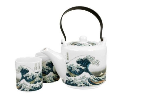 DUO DZBANEK Z ZAP I 2 CZARKAMI THE GREAT WAVE 3785