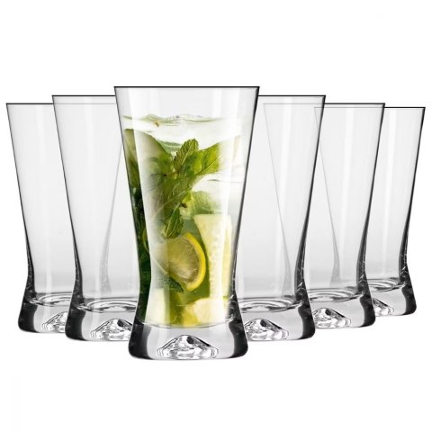 KROSNO KPL 6 SZT SZKLANEK LONG DRINK X-LINE 360ML