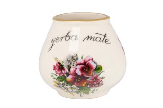 MIER. KUBEK ŚREDNI DO YERBA MATE BRATKI BORDO