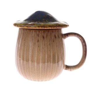 DS CER23003 KUBEK 550ML Z POKR. GRZYBEK CIEMNOZIEL