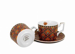 DUO KPL 2 FILIŻANEK 280ML ZE SPODKAMI FESTUM