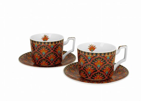 DUO KPL 2 FILIŻANEK 280ML ZE SPODKAMI FESTUM