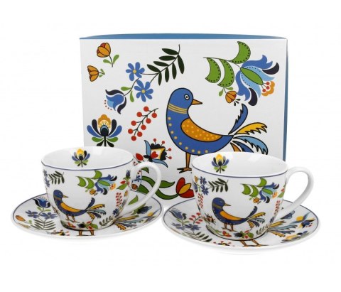 DUO KPL 2 FILIŻANKI SPOD. PTASZEK KASZUBSKI K.5208