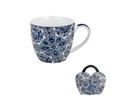 DUO KUBEK 460ML GANIKA BLUE W KOSZYCZKU