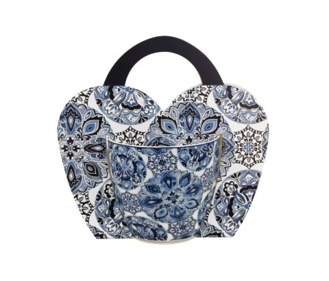 DUO KUBEK 460ML GANIKA BLUE W KOSZYCZKU