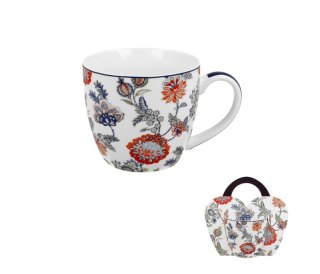 DUO KUBEK 460ML SAHAT WHITE W KOSZYCZKU