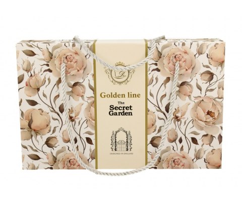 GOLDEN LINE KPL 2 FILIŻANKI ENGLISH ROSES WHITE