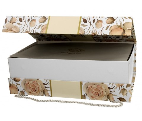 GOLDEN LINE KPL 2 FILIŻANKI ENGLISH ROSES WHITE