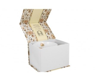 GOLDEN LINE KUBEK NA STÓPCE ENGLISH ROSES WHITE