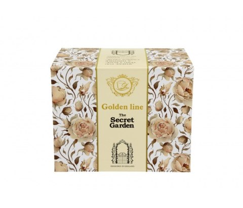 GOLDEN LINE KUBEK NA STÓPCE ENGLISH ROSES WHITE