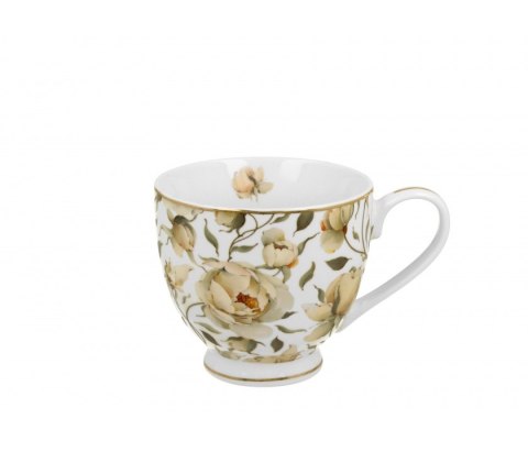 GOLDEN LINE KUBEK NA STÓPCE ENGLISH ROSES WHITE