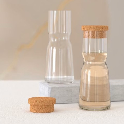 KROSNO KARAFKA Z KORKIEM SPLENDOUR 1000ML K.0107