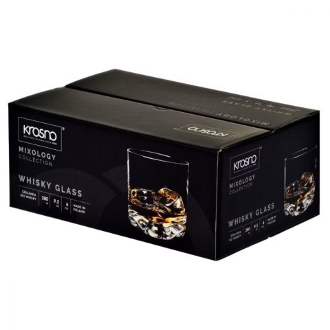 KROSNO KPL 6 SZT SZKLANEK DO WHISKY MIXOLOGY 330ML