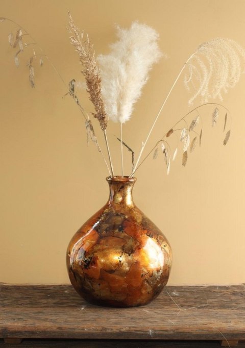 37004 Wazon Dazzle copper gold O23/H 25 cm
