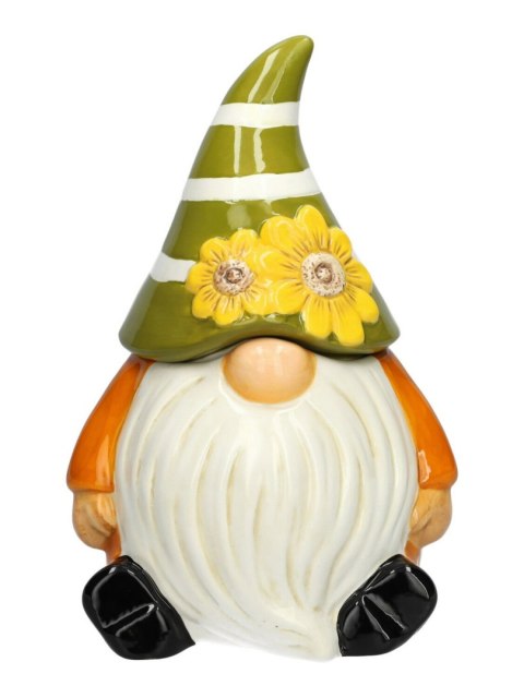 730400300 Pojemnik ceramiczny krasnal O161 H24cm