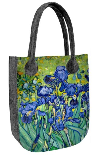BER. TORBA CITY "IRISES" 35x42x10 K.4034
