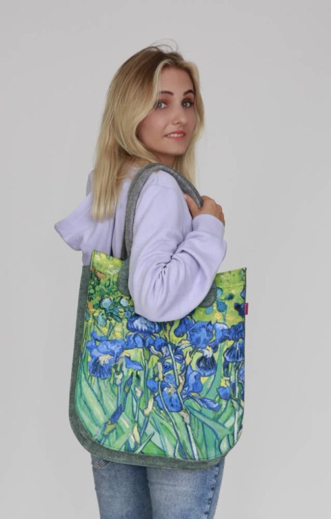 BER. TORBA CITY "IRISES" 35x42x10 K.4034