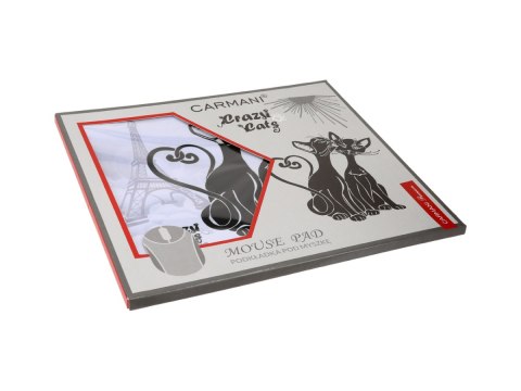 CARM. 022-0560 PODKŁADKA POD MYSZ KOCI ŚWIAT