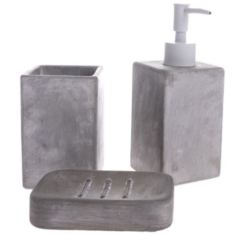 DS LIF001 CERAMICZNY ZESTAW ŁAZIENKOWY SZARY
