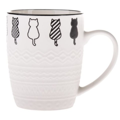 DS SAL6314 KUBEK 380ML PORCELANA MATOWY KOTY