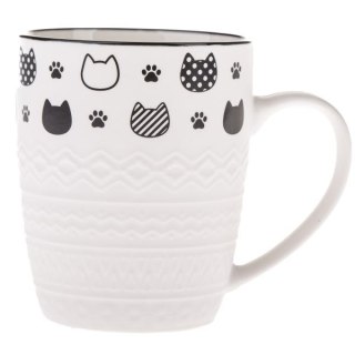 DS SAL6315 KUBEK 380ML PORCELANA MATOWY KOTY
