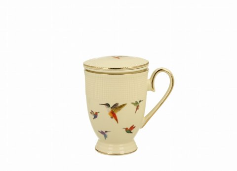 DUO ECRU KUBEK ZAPARZACZ KOLIBRY K.3395