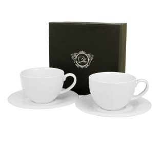 DUO KPL 2 FILIŻANEK 240ML ZE SPODKAMI RAPHAEL