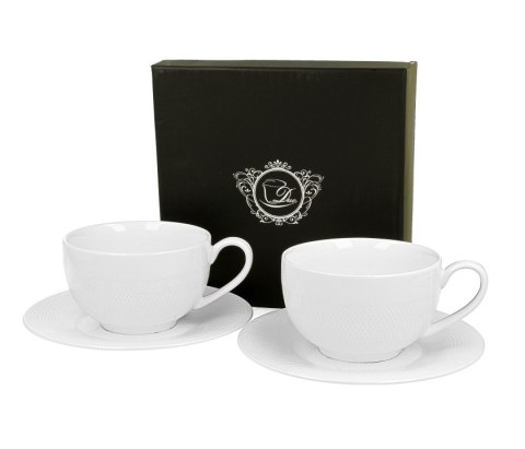 DUO KPL 2 FILIŻANEK 250ML ZE SPODKAMI DIAMOND