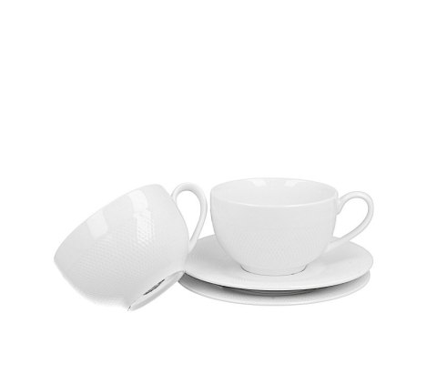DUO KPL 2 FILIŻANEK 250ML ZE SPODKAMI DIAMOND