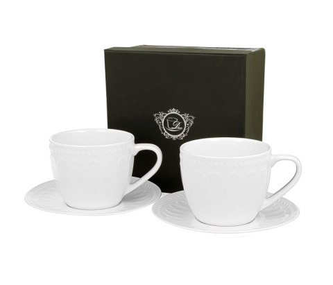 DUO KPL 2 FILIŻANEK 260ML ZE SPODKAMI TWILIGHT