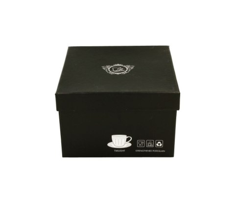 DUO KPL 2 FILIŻANEK 260ML ZE SPODKAMI TWILIGHT