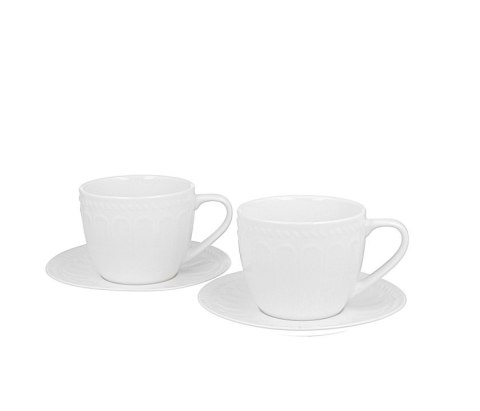 DUO KPL 2 FILIŻANEK 260ML ZE SPODKAMI TWILIGHT