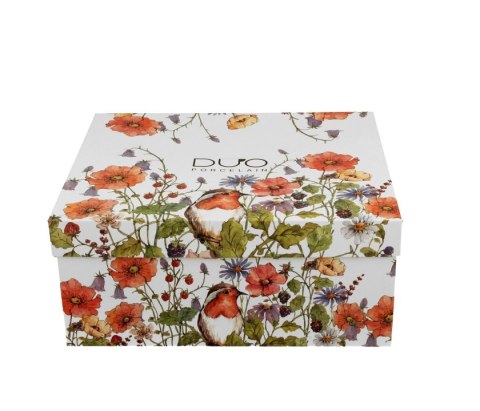 DUO KPL 2 FILIŻANEK ZE SPODKAMI WILD BIRD K.9789