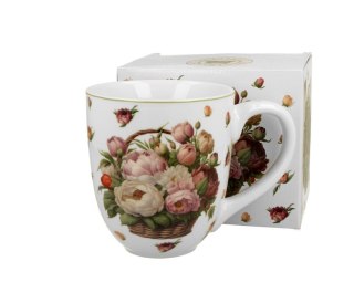 DUO KUBAS XXL 1L KOSZ KWIATÓW - PIWONIE K.3708