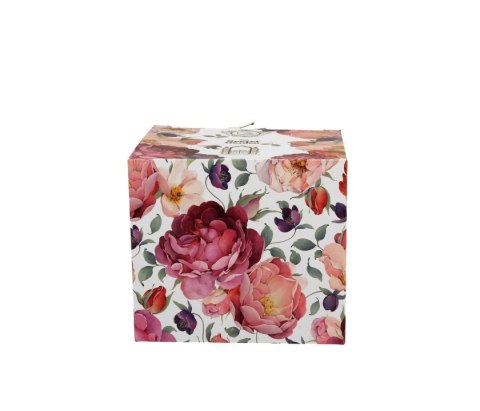 DUO KUBEK NA STOPCE SPRING ROSES WHITE K.9961