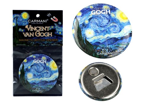 H. 125-2002 OTWIERACZ Z MAGNESEM VAN GOGH GWIAŹDZ.