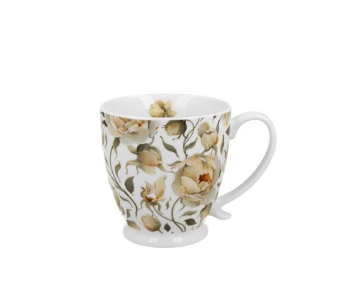 KUBEK ZAPARZACZ NA STOPCE ENGLISH ROSES WHITE 9916