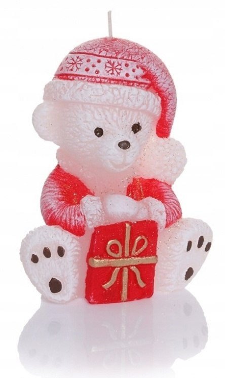 MX BB3829-SW Świeca FIGURKA WINTER TEDDY BEAR