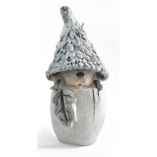 MX BC6589-SW Świeca FIGURKA SKRZAT 6x6x16cm SREBR