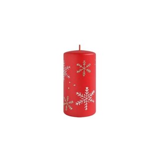 MX BC8441-SW Świeca FROST WALEC ŚREDNI CZERWONA