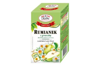 MALWA HERBATA Z GRUSZKĄ RUMIANEK 20 TB.