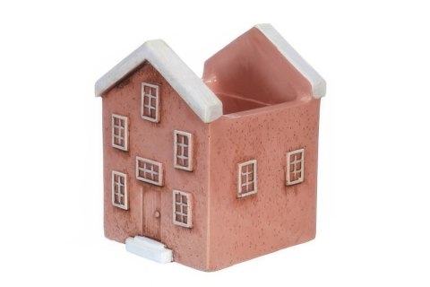 33480 Osłonka domek Curacao O8,6/H10,5cm brzoskwin