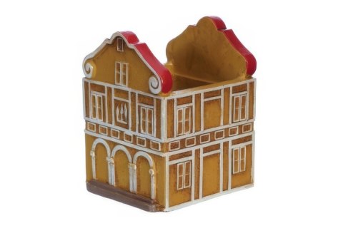 33481 Osłonka domek Curacao O11,4/H13cm żółty