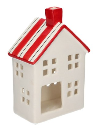 730151000 Ceramiczny domek na tealight biały