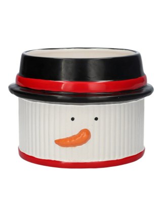 731130225 Ceramiczna osłonka bałwan O13 H9 cm