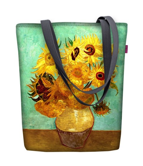 BER. ZESTAW TORBA SUNNY + KOSMETYCZKA "SUNFLOWERS"