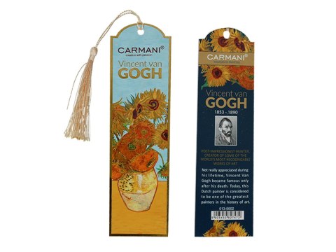 CARM. 013-5002 ZAKŁADKA DO KSIĄŻKI VAN GOGH SŁONEC