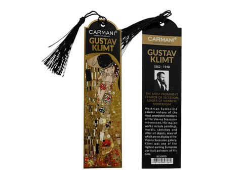 CARM. 013-5030 ZAKŁADKA DO KSIĄŻKI KLIMT POCAŁUNEK