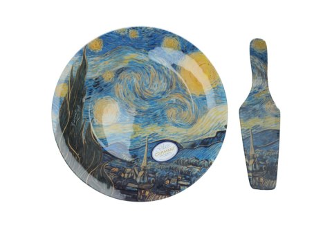 CARM. 198-1224 TALERZ DEKOR. ŁOPATKA VAN GOGH NOC